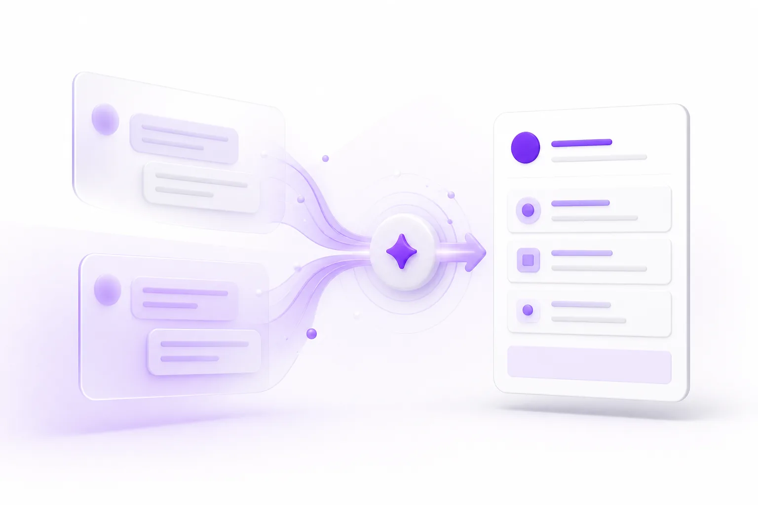 Conversaciones organizadas por un chatbot para crear acciones de servicio